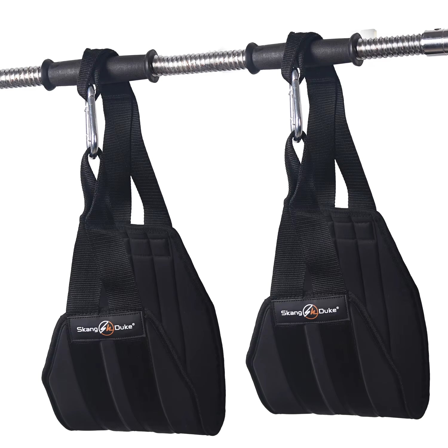 Sangles Abdos Suspendues Rembourrées – Paire pour Relevés de Jambes & Entraînement Gainage