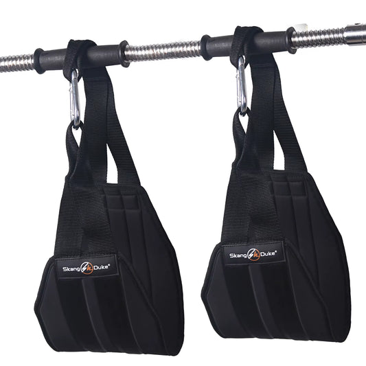 Sangles Abdos Suspendues Rembourrées – Paire pour Relevés de Jambes & Entraînement Gainage