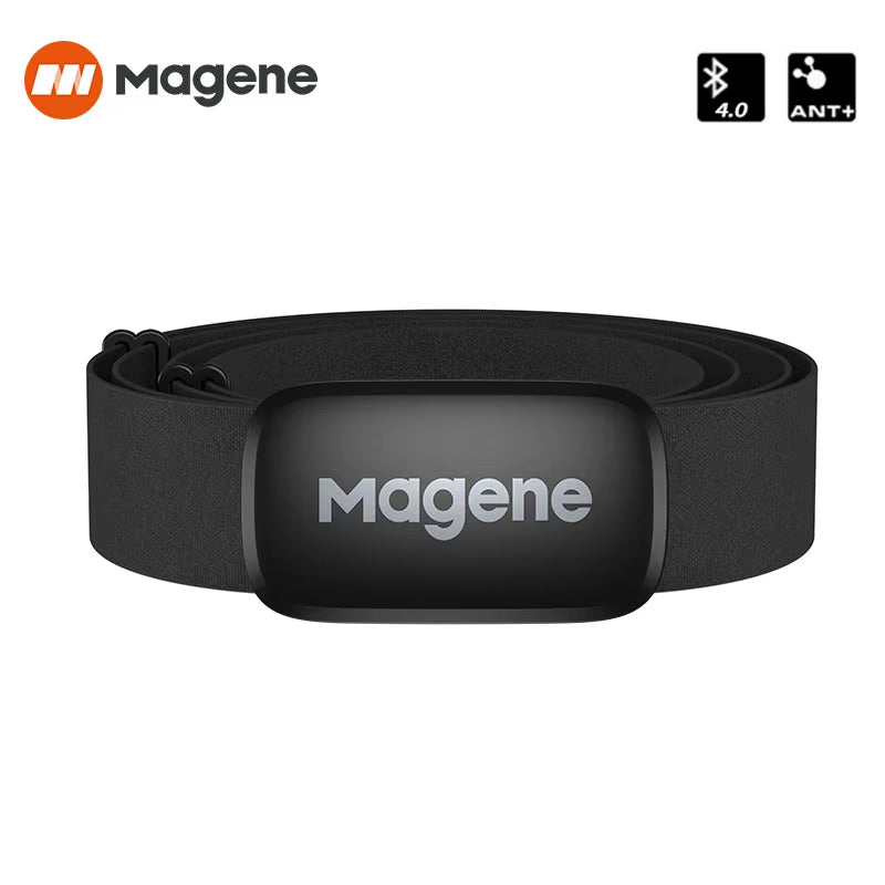 Capteur de Fréquence Cardiaque Mover H64 – Double Connectivité ANT+ & Bluetooth avec Ceinture Thoracique