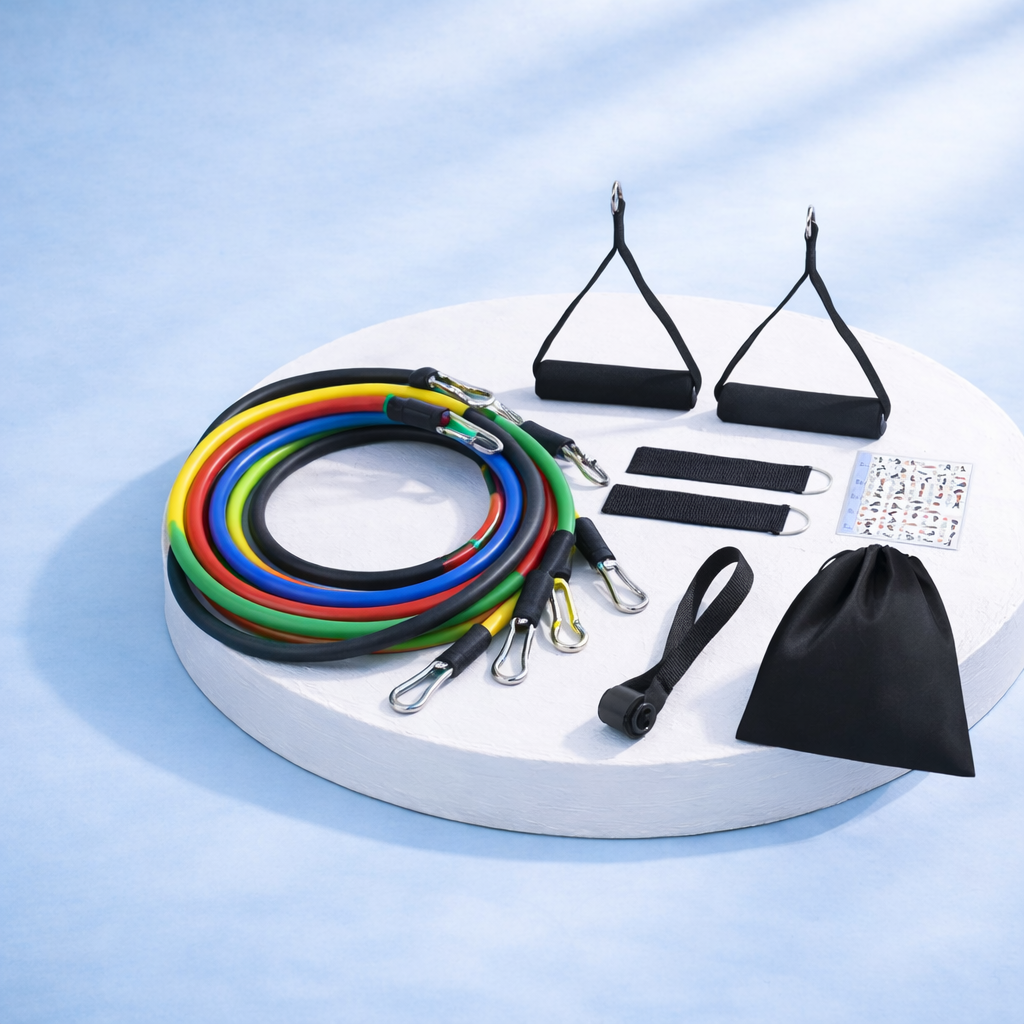 Kit Bandes Élastiques, Sangles Chevilles & Expandeur de Poitrine